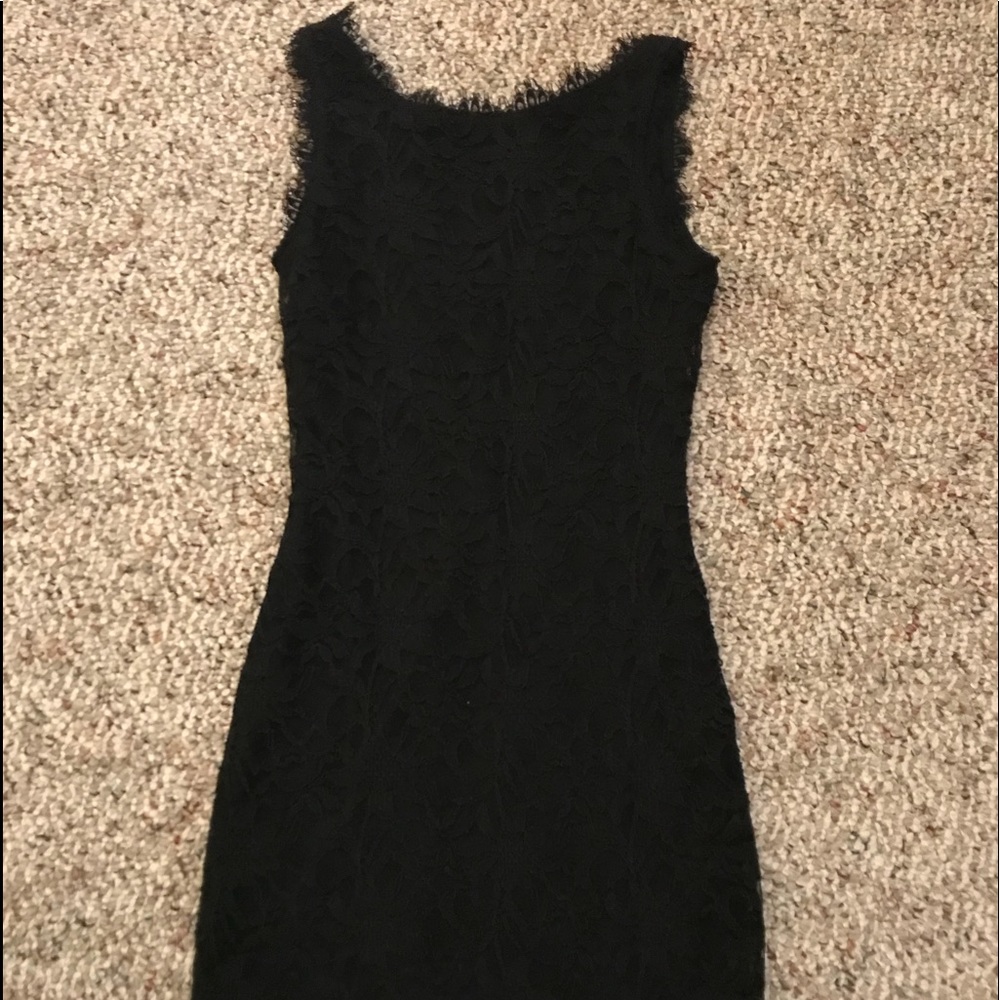 Black Lace Cocktail Dress